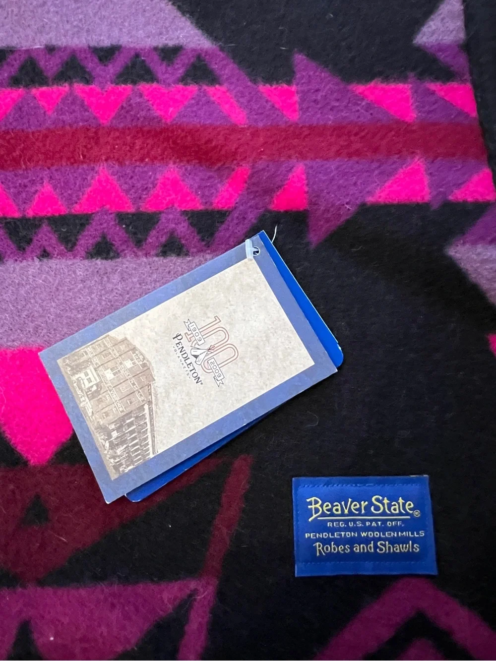 NWT Pendleton Beaver State Wool Blanket 80x86 (queen)
